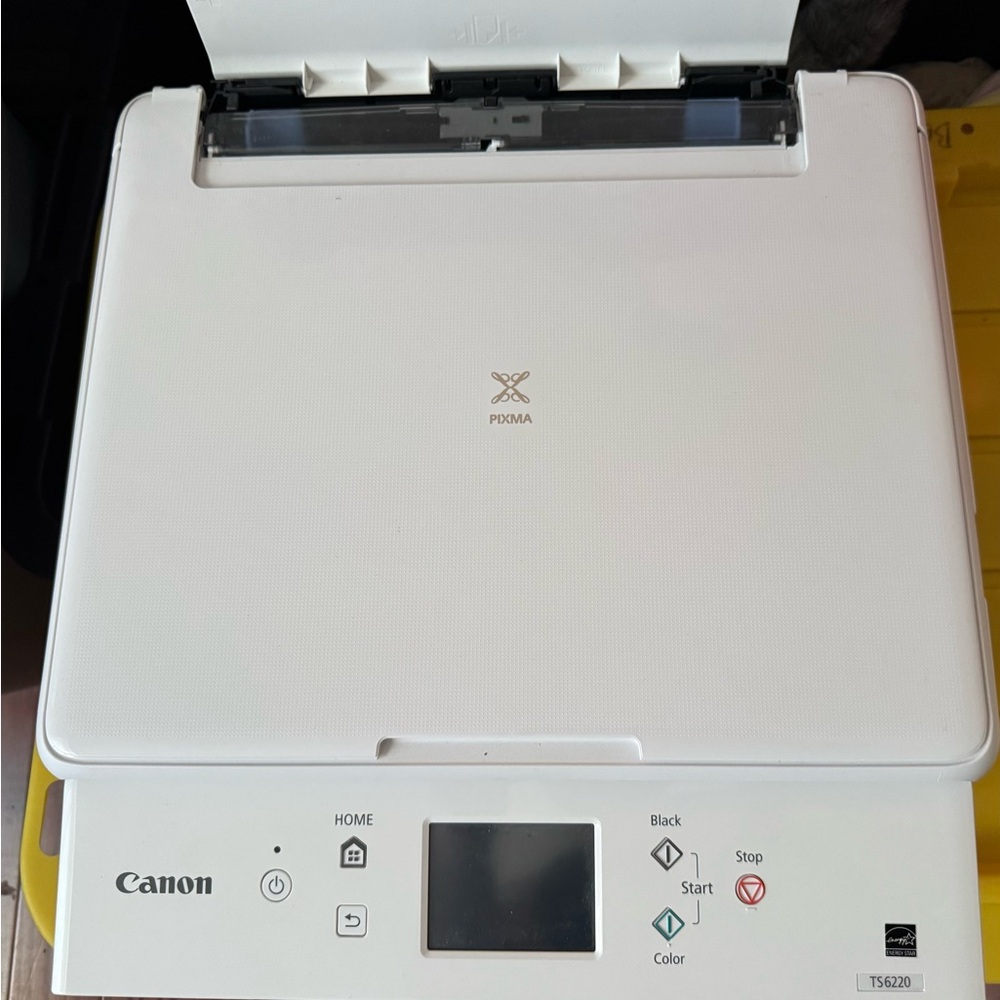 Canon White Pixma All‑In‑One Printer with Front LCD - Picture 3 of 5